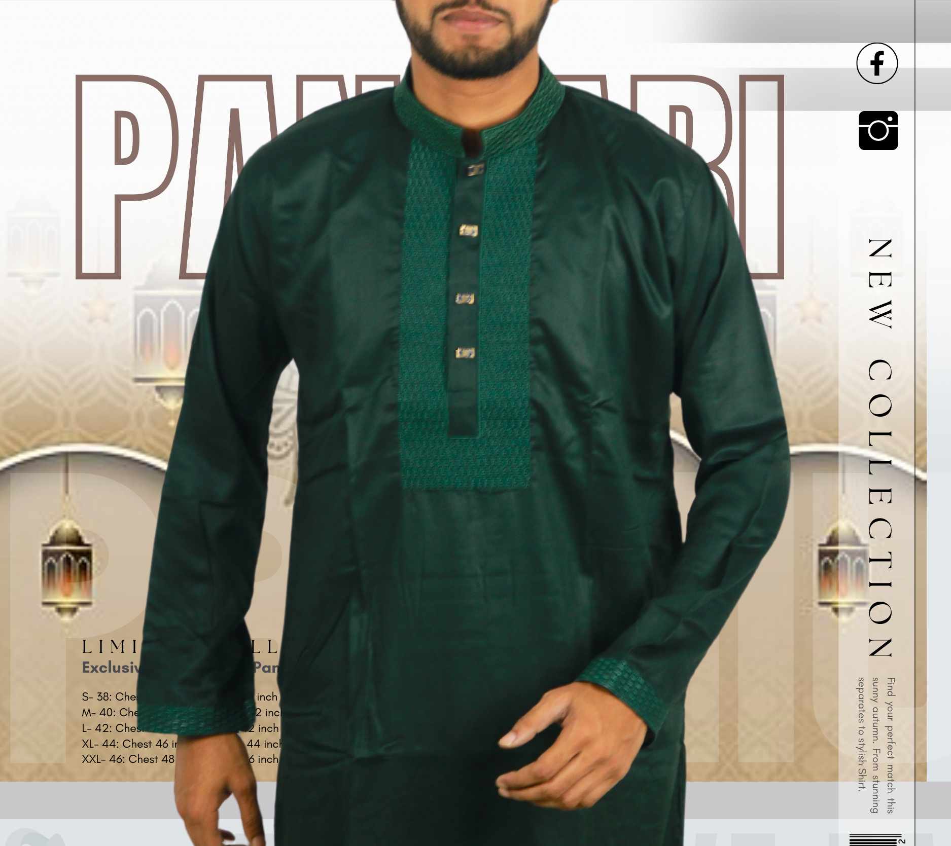 Panjabi Green-SKU-102