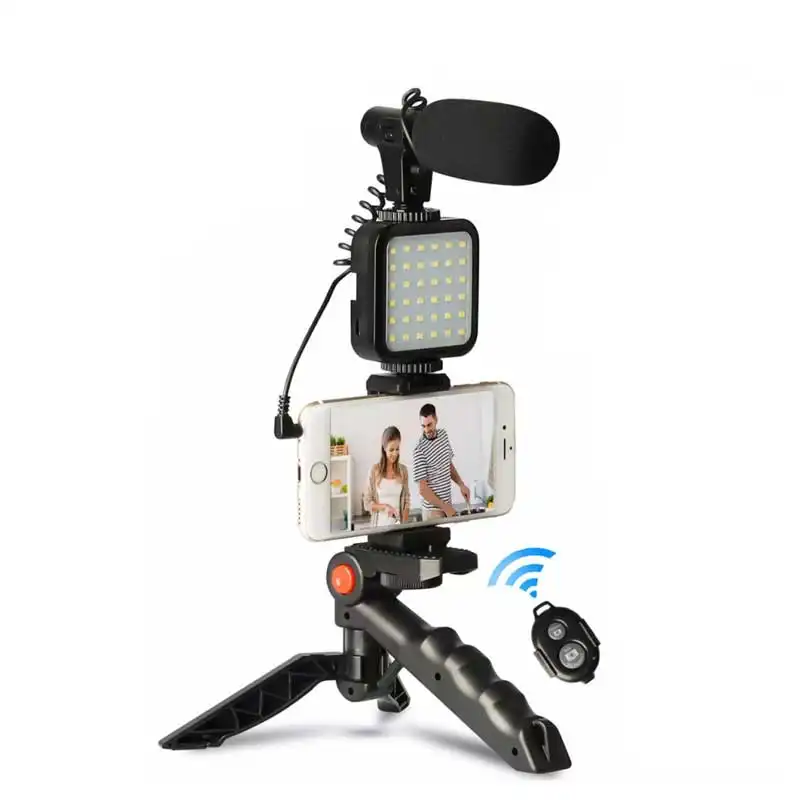 Video Making Vlogging Kit With Microphones